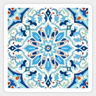 Ottoman Splendor Unveiled: Tiles, Ceramics, and Vibrant Artistry Sticker